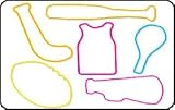 31Gh3Pv8eeL. SL160  Zany Bandz Shaped Rubber Bands 24Pack Sportz