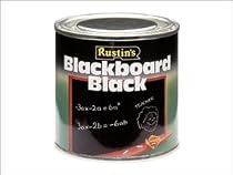 Rustins Quick Dry Blackboard Black 125ml