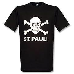 St Pauli Totenkopf T-Shirt schwarz