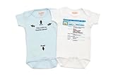Hot Deals Sara Kety Infant Boys Size 0-18M White Blue Trendy Bodysuit 2pc Set Online