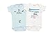Hot Deals Sara Kety Infant Boys Size 0-18M White Blue Trendy Bodysuit 2pc Set Online