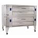 Liquid Propane Bakers Pride Y-602BL Super Deck Y Series Lightening Brick Lined Gas Double Deck Pizza