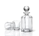 NAPLES WHISKEY SET - CRYSTAL WHISKEY SET, NAPLES COLLECTION, 5 PIECE SET