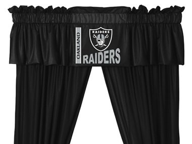 Oakland Raiders Window Valance