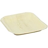 PacknWood Palm Leaf Square Plate