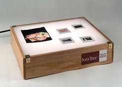 Porta Trace Gagne 1214-2WC 12 x 14in. Light Box in Oak Frame with Two 5000K Lamps