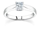 0.5 CT RADIANT NATURAL DIAMOND SOLITAIRE RING NEW