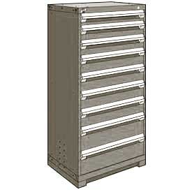 9 Drawer Full Height Light Gray