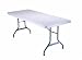 Lifetime, 6` Utility Table, 72" x 30" Molded Top, White Granite color finish