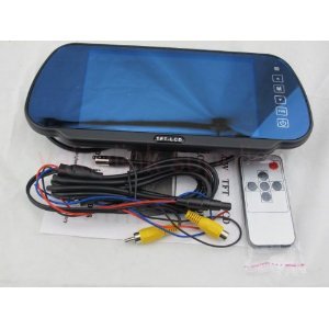 DekCell 7¡± LCD 420TV Line Car Reversing Rear View Monitor with Remote Control / Two Ways Video Input