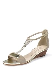 Autograph Suede Water Resistant T-Bar Wedge Shoes