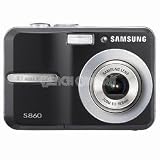Samsung S860 8.1MP Digital Camera with 3x Optical Zoom (Black)