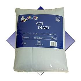 JJ Cot Duvet - 4.5 Tog,Cover: 70% Polyester + 30% Cotton - Filling: 100% Polyester - Size: 100 x 120cm
