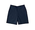 Boys Easy Fit Flat Front Short by Classroom Uniforms. Heavyweight. Hook and Eye Close- Sku:CherokeeSchool52383NAVY10H; Color:NAVY ; Size:10H Husky