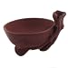 Happy Bonsai Red Peach-Shaped Maroon Pot 1.5 Height