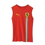 PUMA - Puma Ferrari Red Sleeveless T-Shirt