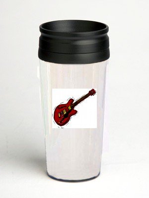 16 oz. Double Wall Insulated Tumbler with guitar - Paper Insert