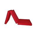 Badenia Bettcomfort 3889210117 G�stematratze, 3-teilige Klappmatratze, rot