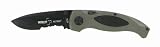 Tactical Action, Gray Aluminum Handle, Black Blade, ComboEd