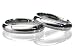 Myonie 5mm Dual Finish Titanium Wedding Band