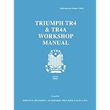 triumph tr4  tr4a workshop manual tr4a model supplement official workshop manuals