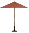 Square 6' Market Umbrella - Canvas Henna