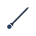 1/4" x 1-1/4", Powers Tapper+ Concrete Screws, Phillips Flat Head, Blue Perma-Seal Coated Carbon Steel, 100/Bx