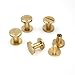20 Sets 8x4x6mm Solid Brass Button Studs Rivets Screwback Screw Back Spots for DIY Leather Craft Belt Purse Handbag