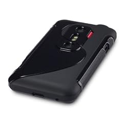 TPU SILIKON H�LLE CASE COVER F�R HTC EVO 3D IN SCHWARZ