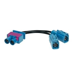 Audi Antennenadapter Doppel-FAKRA (m) -> 2x Fakra Z (w)