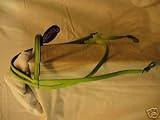 PONY WEAVER LIME GREEN NYLON HEADSTALL BRIDLE TACK