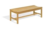 Oxford Garden 4-Foot Shorea Backless Bench