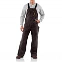 Men&rsquo;s Sandstone Duck Bib Overall / Quilt-Lined