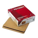 Smead Folder, 11 Point, Straight Tab Cut, Letter, Kraft
