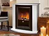 EWT Mozart white de Luxe Elektrisches Kaminfeuer mit Fernbedienung