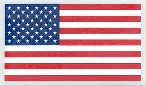 American Flag 3 X 5 Vinyl Decal (Pack of 2)