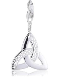 VINANI brand Germany 925 Sterling Silver Charm Pendant Trinity shiny Symbol Celtic HTRI