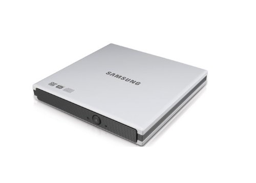 Samsung USB 2.0 8x DVD Writer External Optical Drive for Mac and PC SE-S084F/RSWS (White)