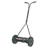 Great States 705-16 16 inch Specialty Push Reel Lawn Mower For Low Growing Creeping Grasses With T-Style Handle