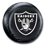 Oakland Raiders Black Tire Cover