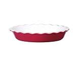 Review Emile Henry  / Emile Henry, Red large pie dish, 30 cm, Ceradon