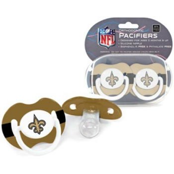 New Orleans Saints Pacifiers - 2 Pack