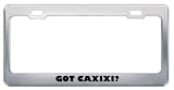 Got Caxixi? Music Musical Instrument Metal License Plate Frame Holder Border Tag
