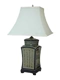 Beautiful Inexpensive Good Quality - 25" Ming Ginger Jar Oriental Table Lamp w/ Calligraphy JCOX 696