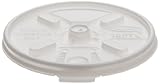 Dart 10FTL White Lift N Lock Lid for Foam Cups and Containers 100-Pack (Case of 10)