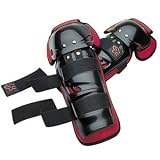 Fox YOUTH Standard Knee/Shin Guards, 09, Black/Red