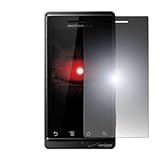 Mirror Screen Protector and Cleaning Cloth for Motorola Droid A855 Phone