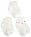 Country Kids Girls 2-6x Scallop Edge Organic Sock,Bubblegum/White/Pink,8-9