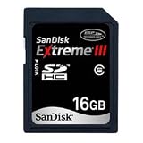 31Giu9z6kaL. SL160  Sandisk 16GB Extreme III SDHC Memory Card Class 6 (Bulk Package)