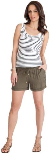 Seraphine Saffia Elastic Waist Casual Maternity Shorts